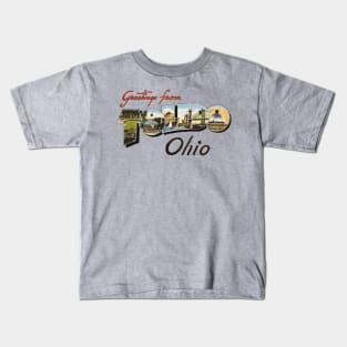 Greetings from Toledo Ohio Kids T-Shirt